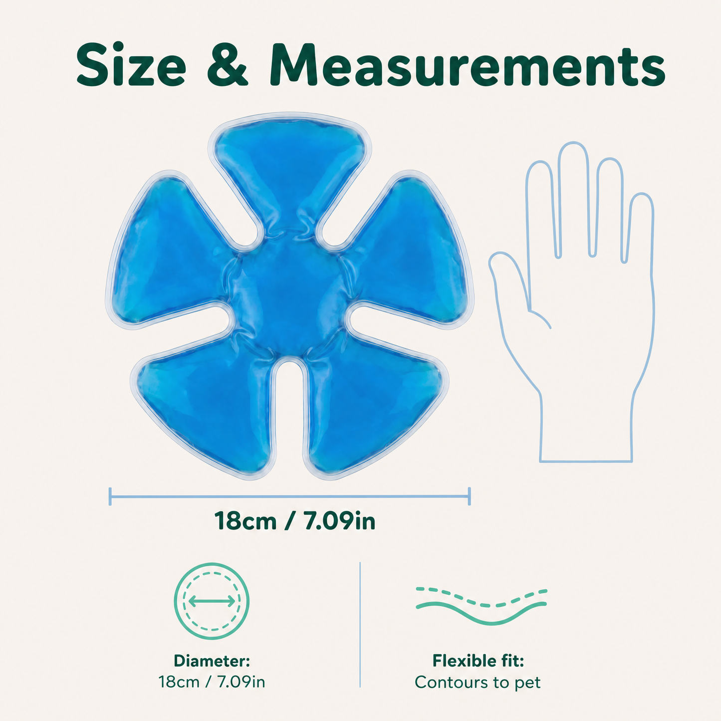 Flower Cooling Gel Pad
